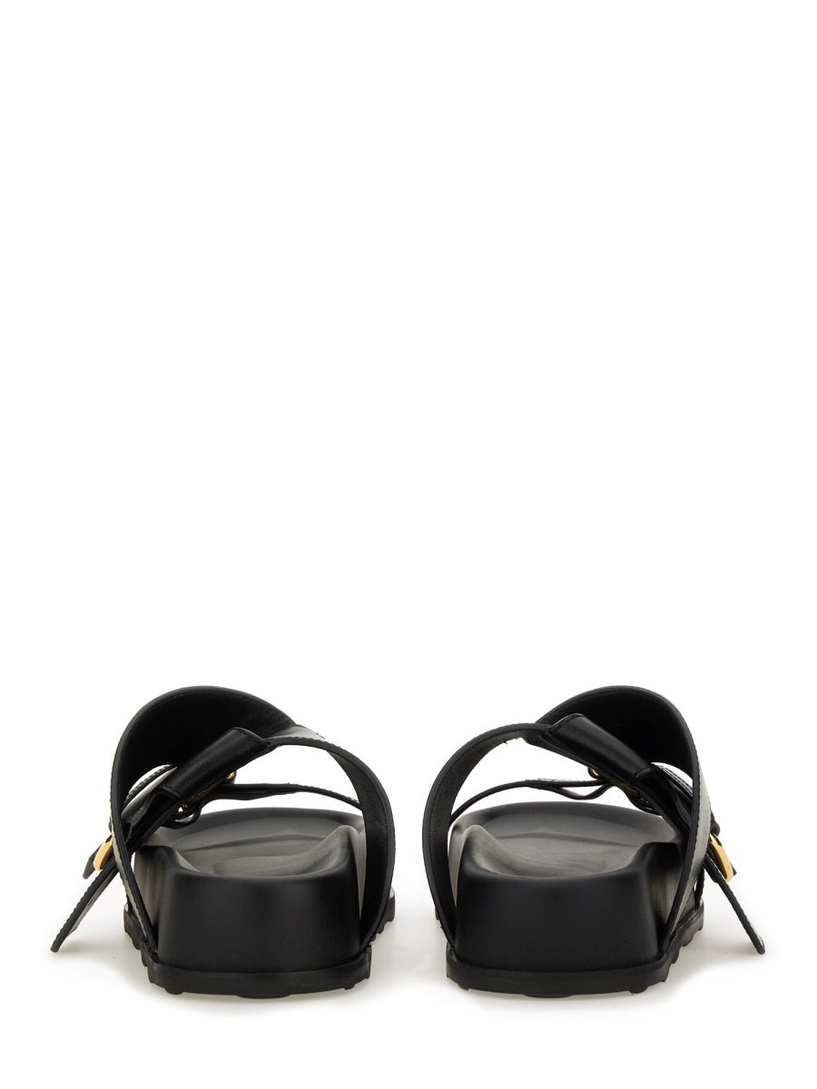 Moschino Sandals - Black | Wanan Luxury