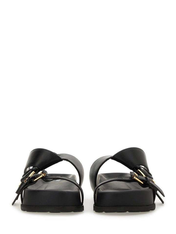 Moschino Sandals - Black | Wanan Luxury