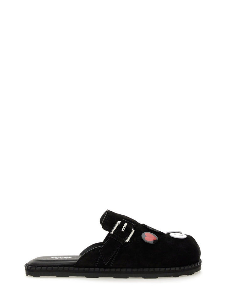 Moschino Flat Shoes - Black | Wanan Luxury
