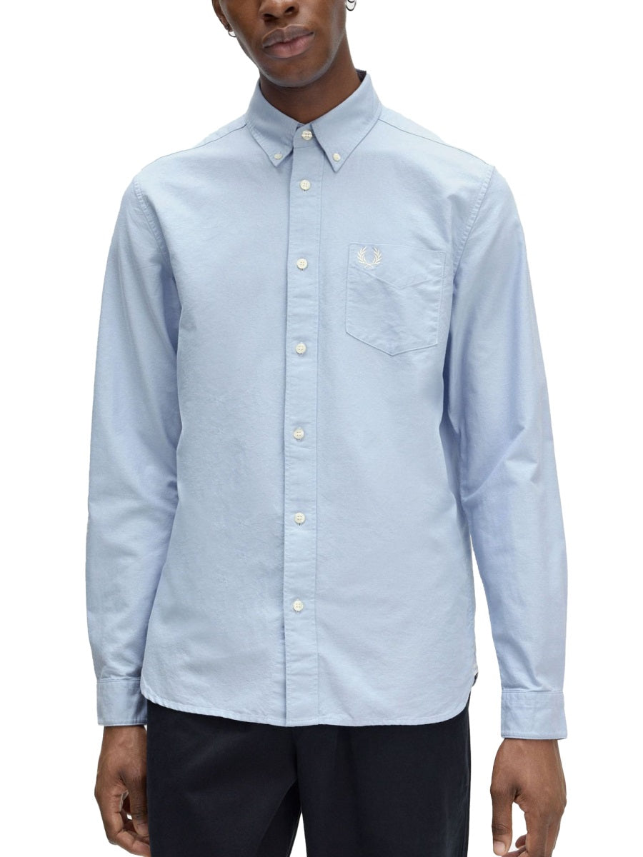 Fred Perry Shirts - White, Light Blue | Wanan Luxury