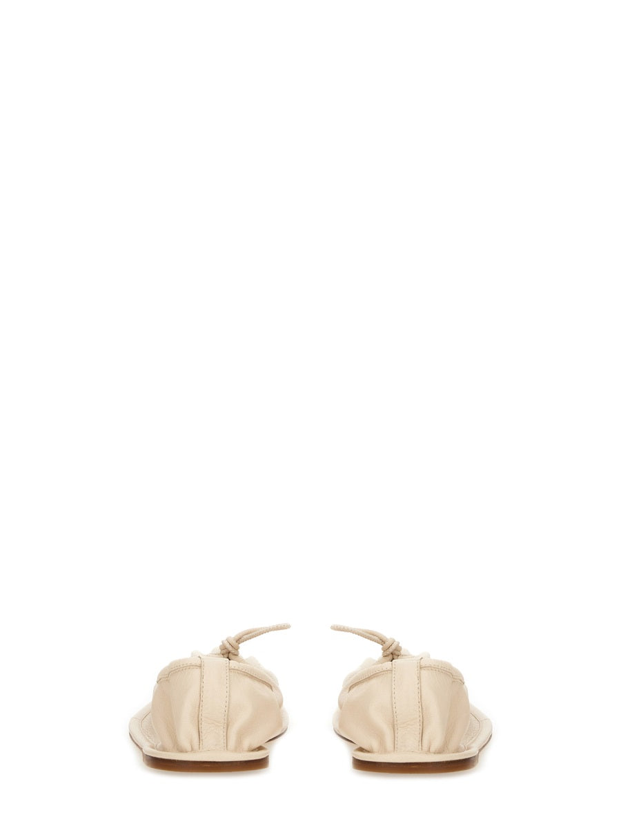 Hereu Flat Shoes - Beige | Wanan Luxury