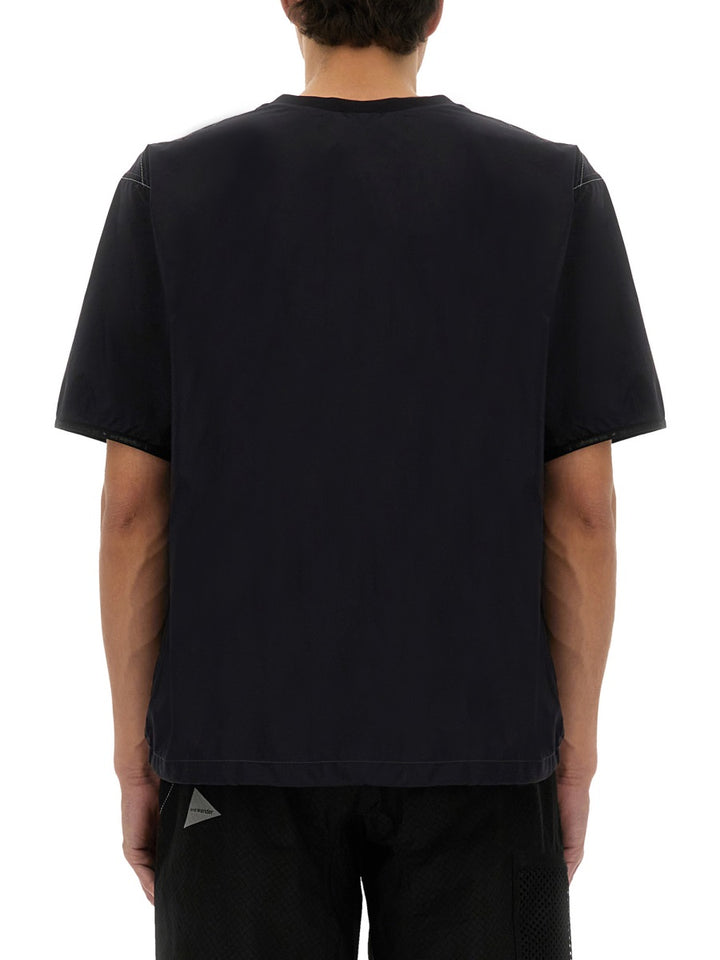 And Wander T shirts - Black | Wanan Luxury