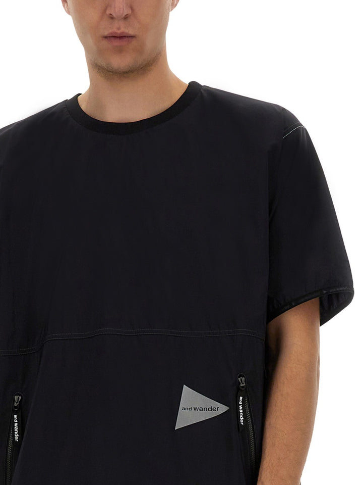 And Wander T shirts - Black | Wanan Luxury