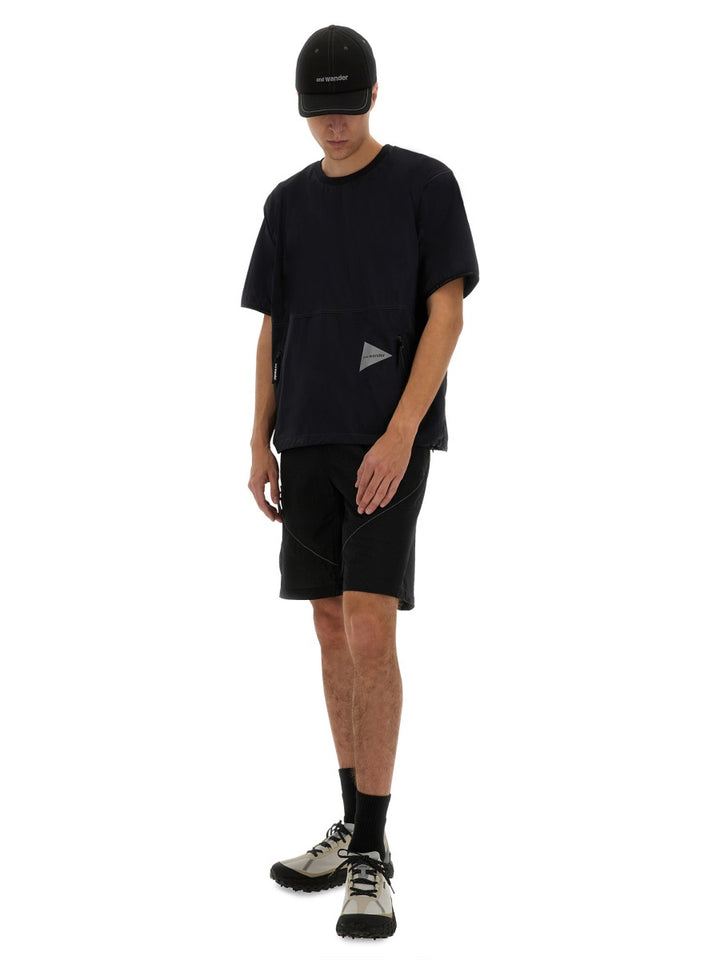 And Wander T shirts - Black | Wanan Luxury