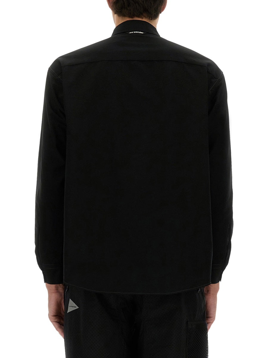 And Wander Shirts - Black | Wanan Luxury