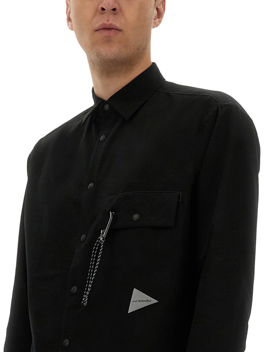 And Wander Shirts - Black | Wanan Luxury