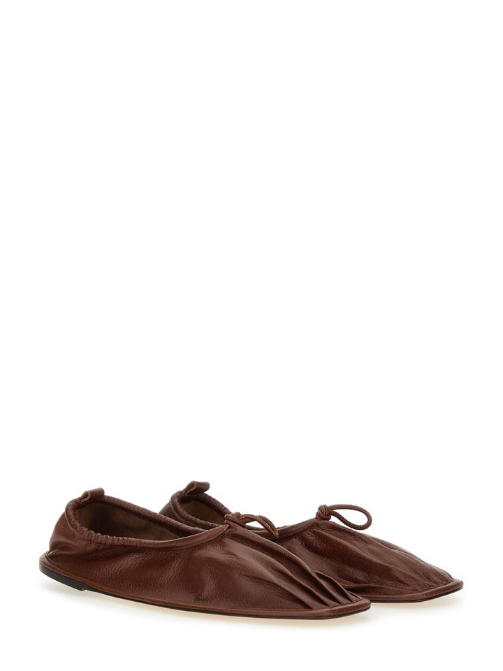 Hereu Flat Shoes - Brown | Wanan Luxury