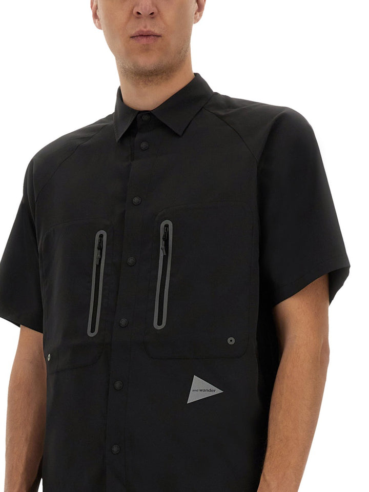 And Wander Shirts - Black | Wanan Luxury