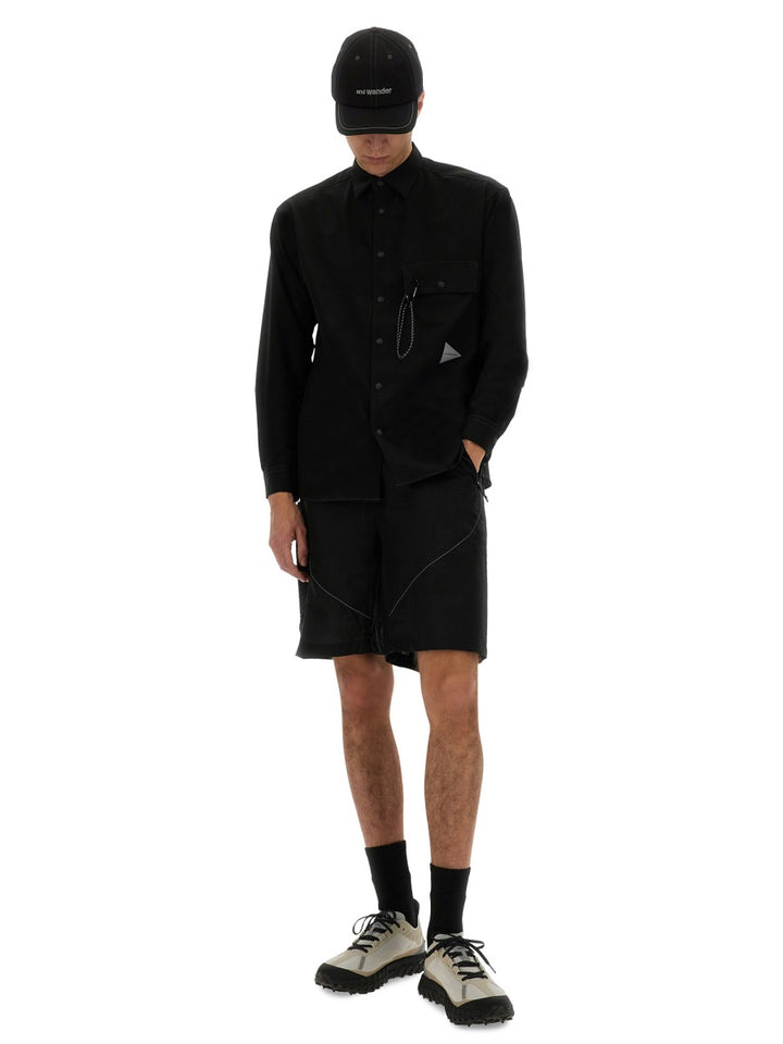 And Wander Shorts - Black | Wanan Luxury