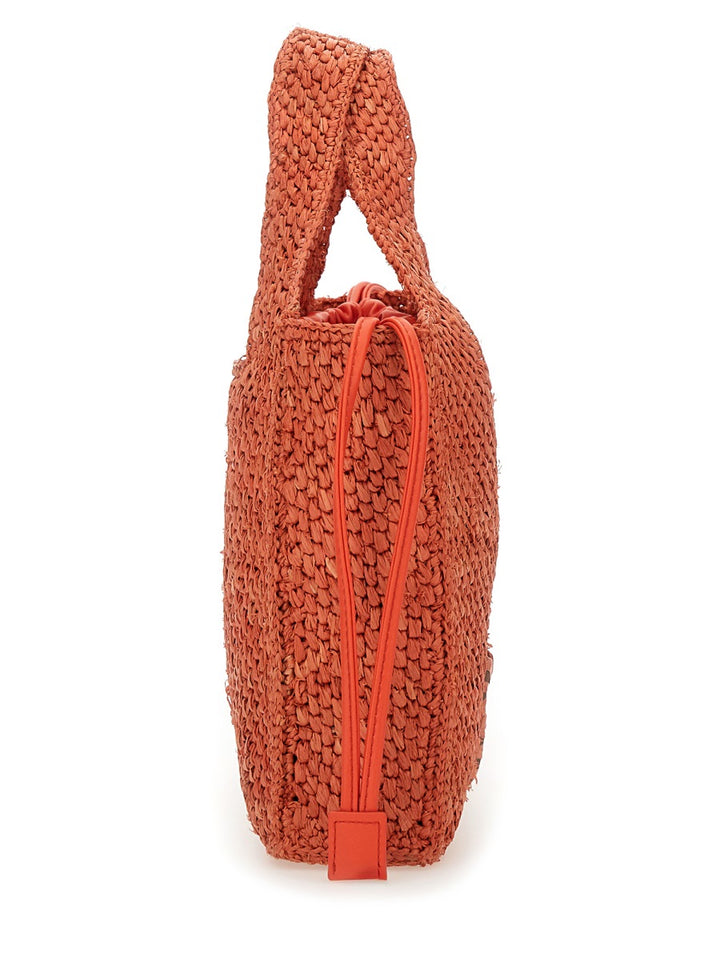 Themoirè Shoulder Bags - Orange | Wanan Luxury