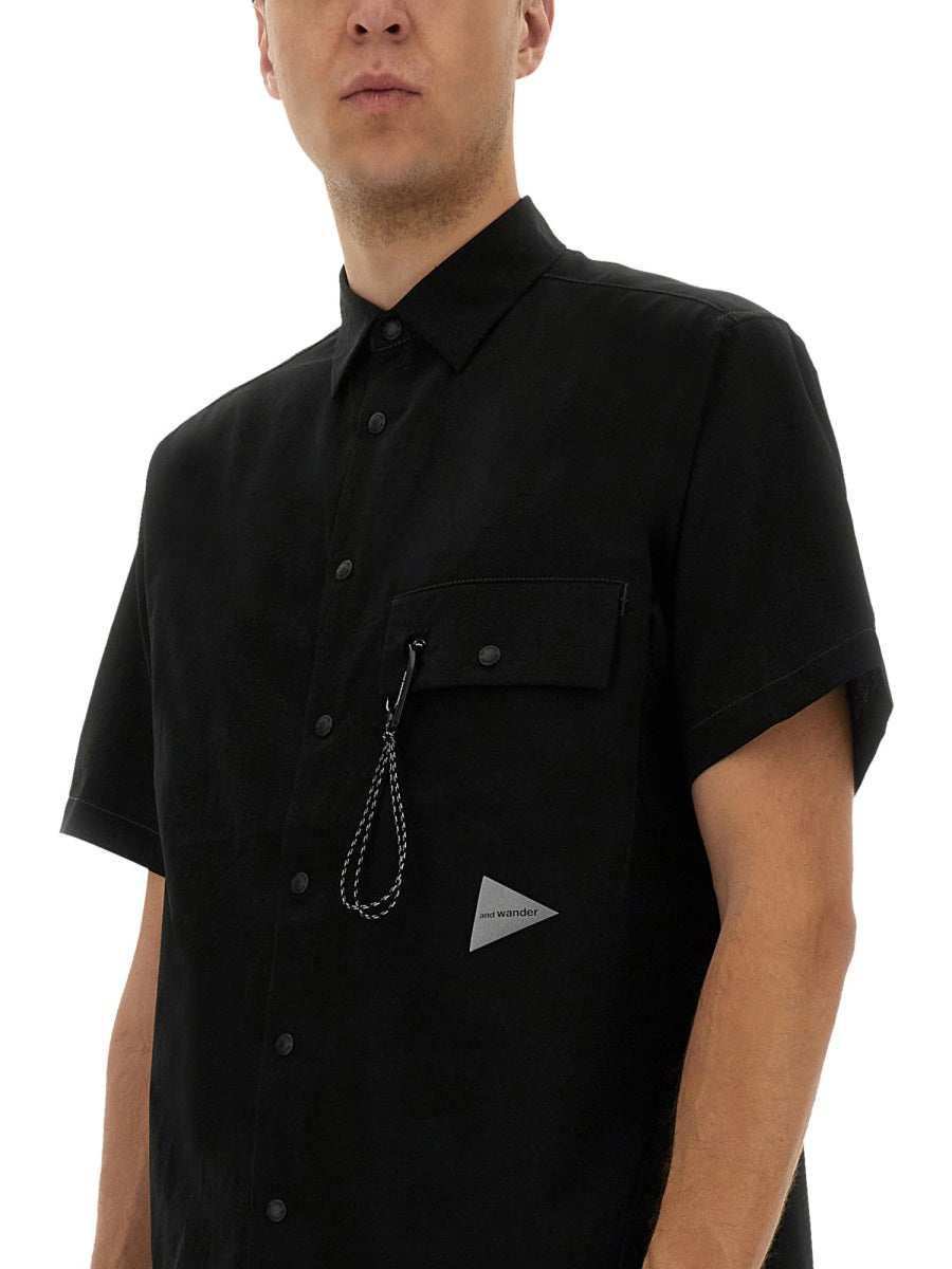 And Wander Shirts - Black | Wanan Luxury