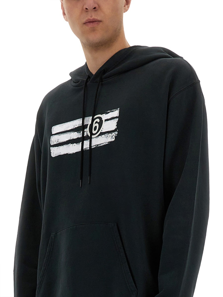 MM6 Maison Margiela Sweatshirts - Black | Wanan Luxury