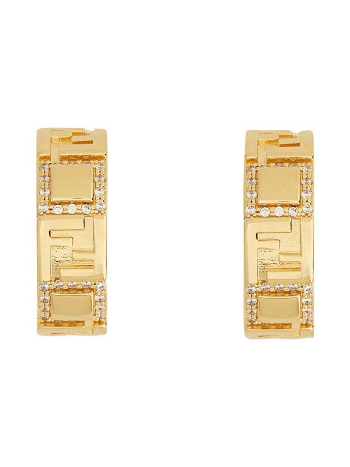 Fendi Earrings - Gold | Wanan Luxury