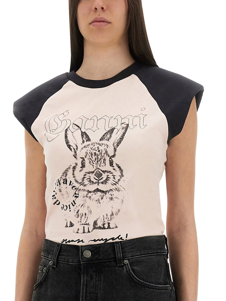 Ganni T shirts - Pink | Wanan Luxury