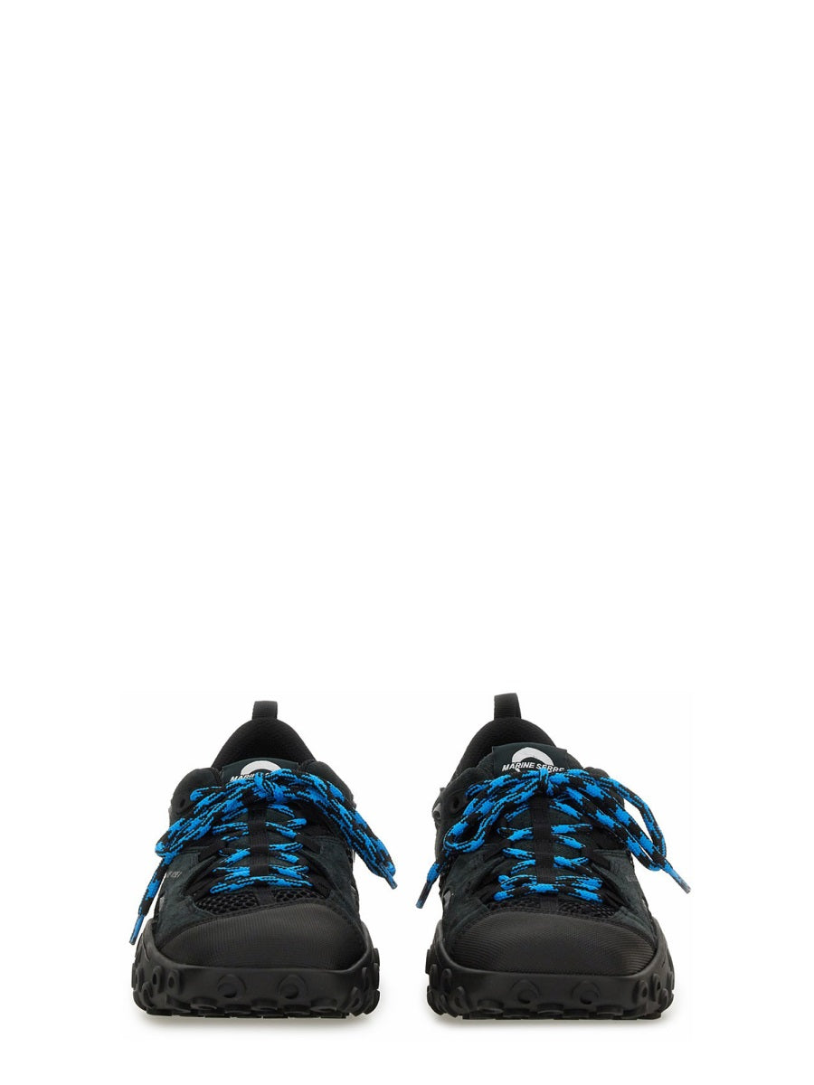 Marine Serre Sneakers - Black | Wanan Luxury