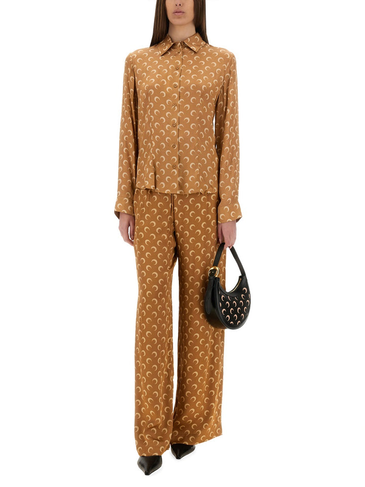 Marine Serre Shirts - Beige | Wanan Luxury