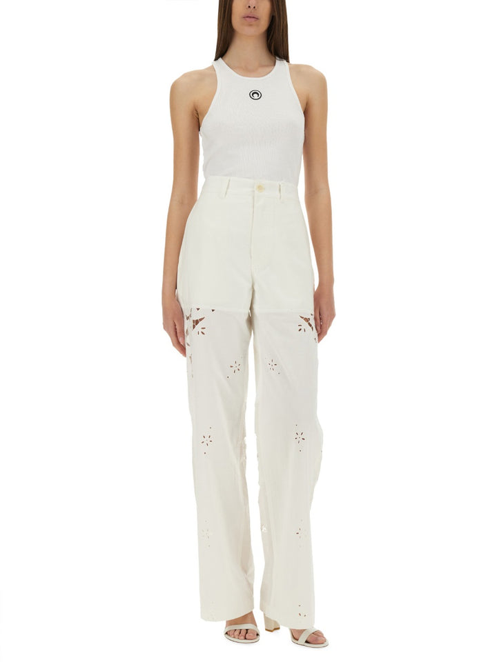 Marine Serre Tops - White | Wanan Luxury