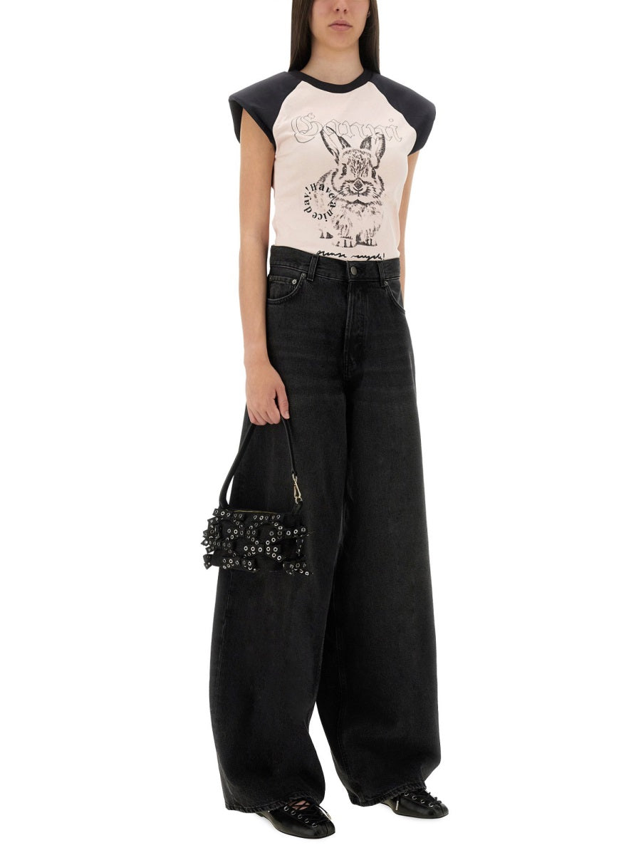 Ganni T shirts - Pink | Wanan Luxury