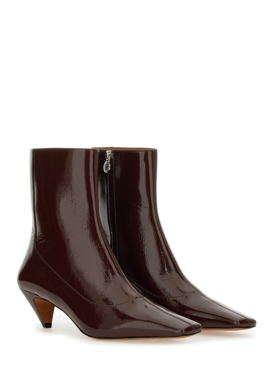 Stella McCartney Boots - Burgundy | Wanan Luxury
