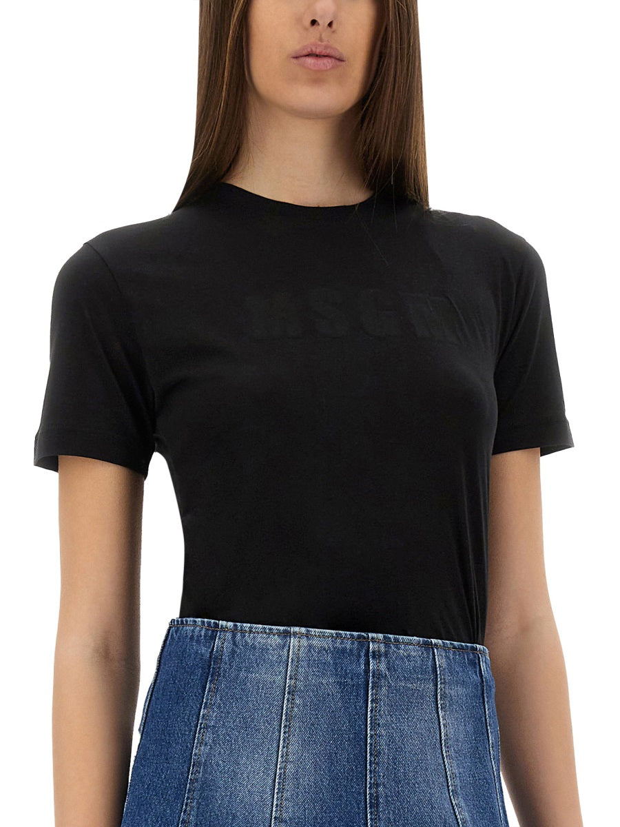 MSGM T shirts - Black | Wanan Luxury