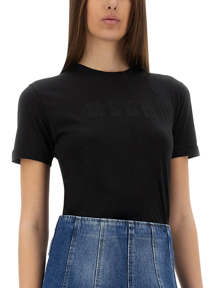 MSGM T shirts - Black | Wanan Luxury