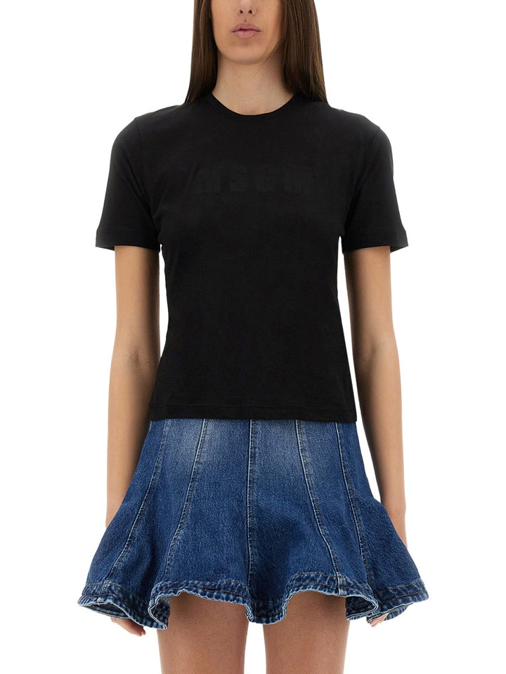 MSGM T shirts - Black | Wanan Luxury