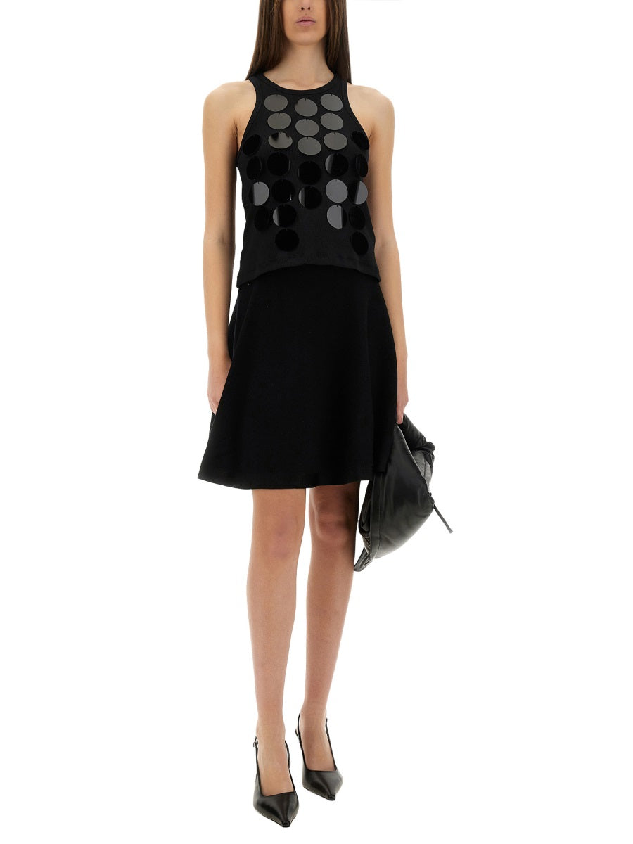 MSGM Tops - Black | Wanan Luxury