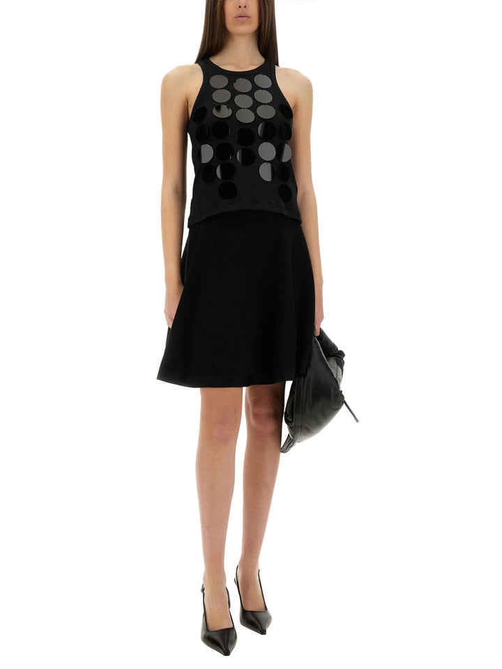 MSGM Tops - Black | Wanan Luxury