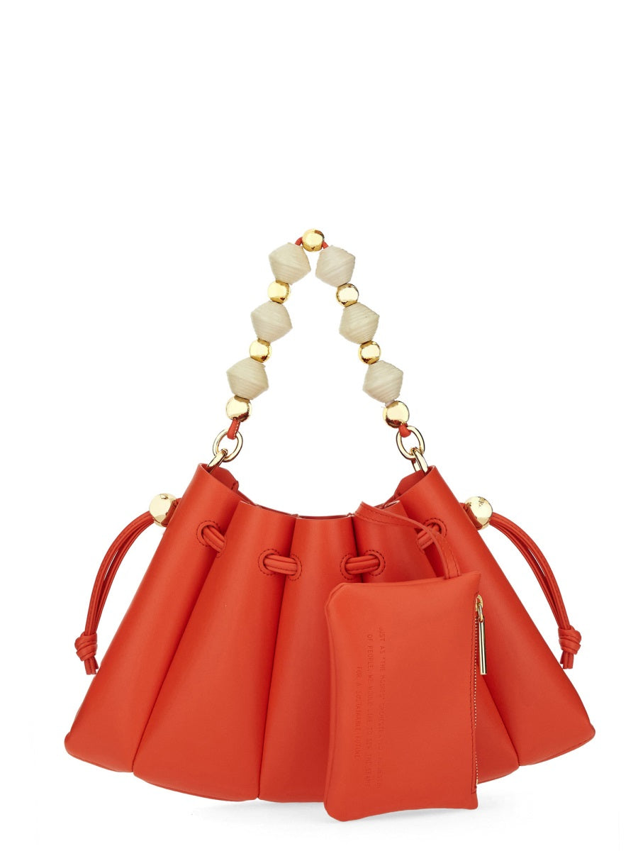 Themoirè Shoulder Bags - Red | Wanan Luxury