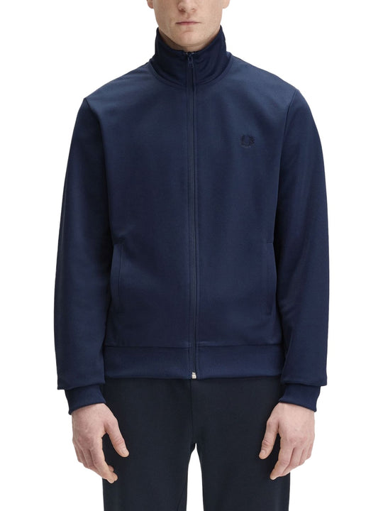 Zippered Track Sweatshirt