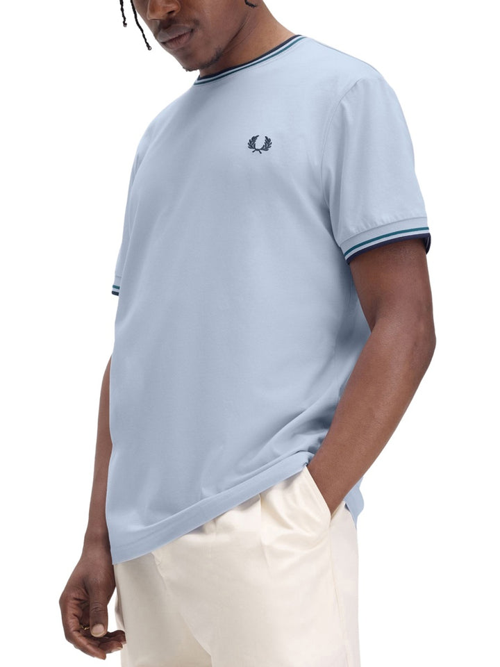 Fred Perry T shirts - Light Blue | Wanan Luxury