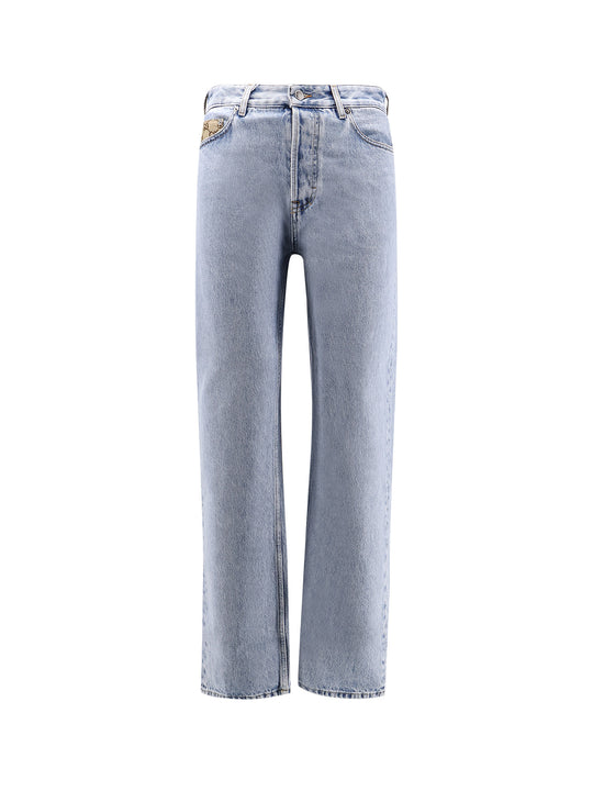 Jeans With Gg Inserts