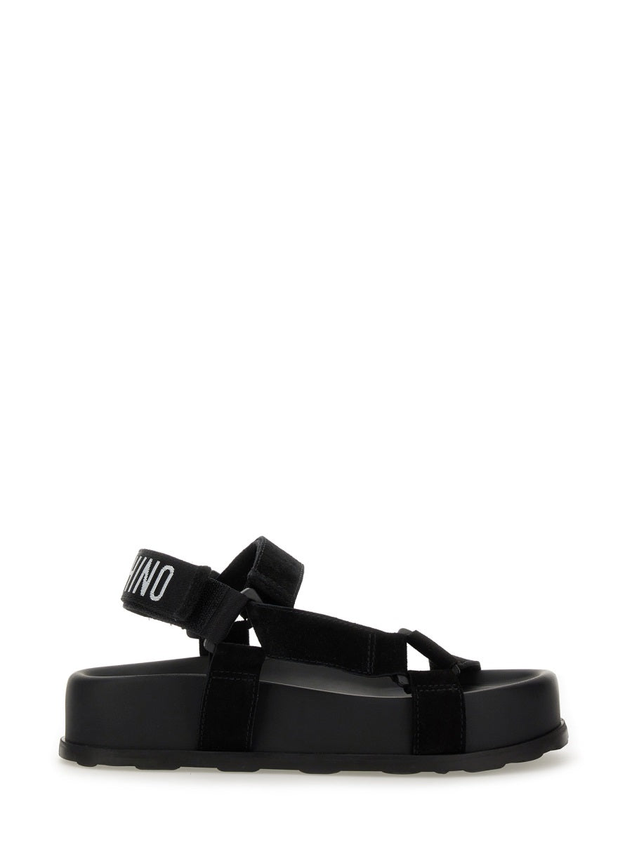 Moschino Sandals - Black | Wanan Luxury