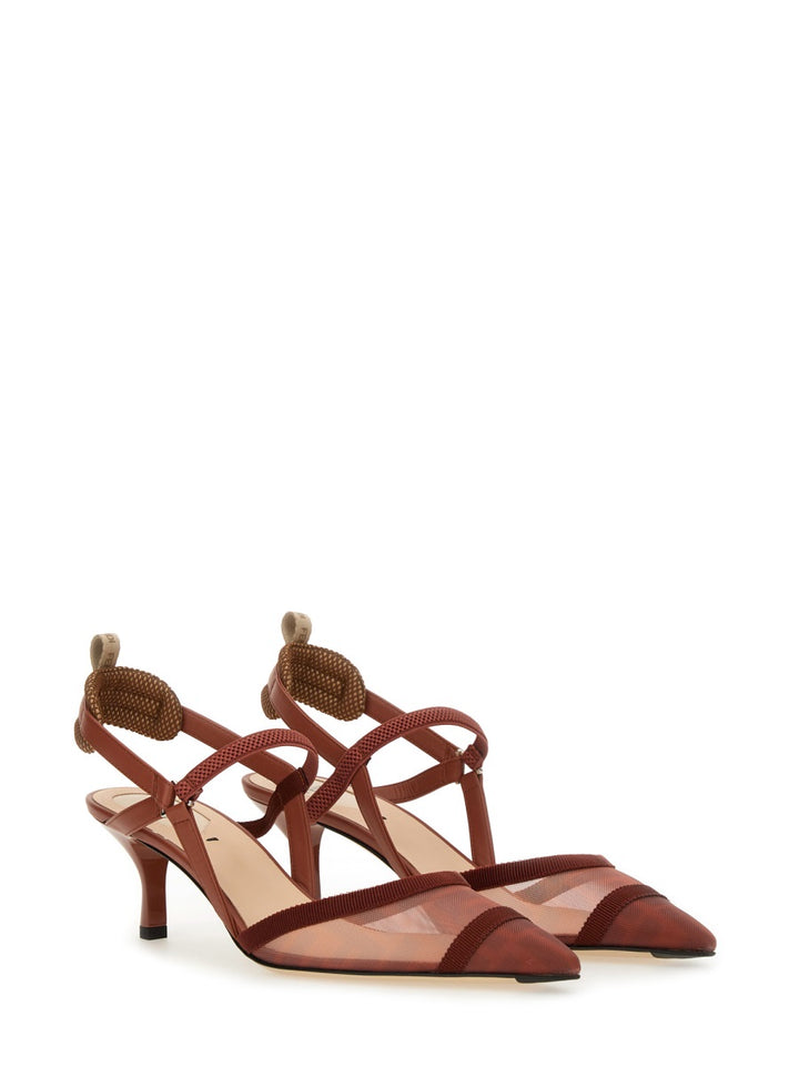 Fendi pumps - Burgundy | Wanan Luxury