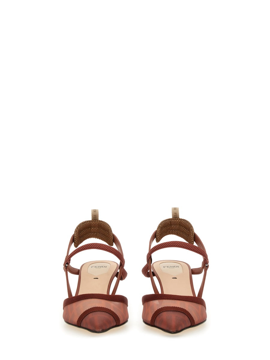 Fendi pumps - Burgundy | Wanan Luxury