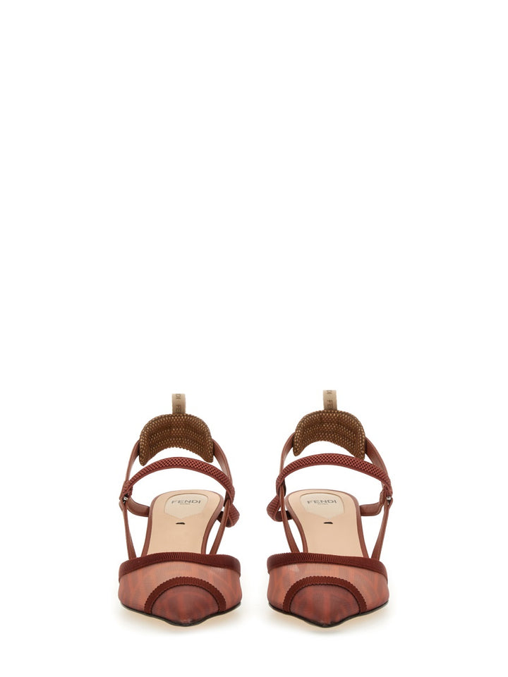 Fendi pumps - Burgundy | Wanan Luxury
