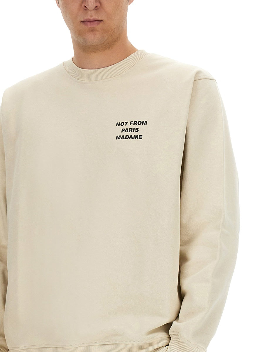 Drôle De Monsieur Sweatshirts - White | Wanan Luxury