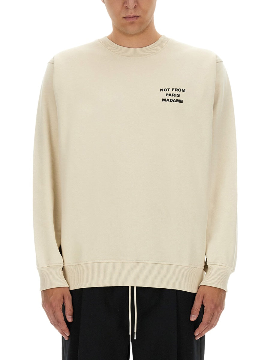 Drôle De Monsieur Sweatshirts - White | Wanan Luxury