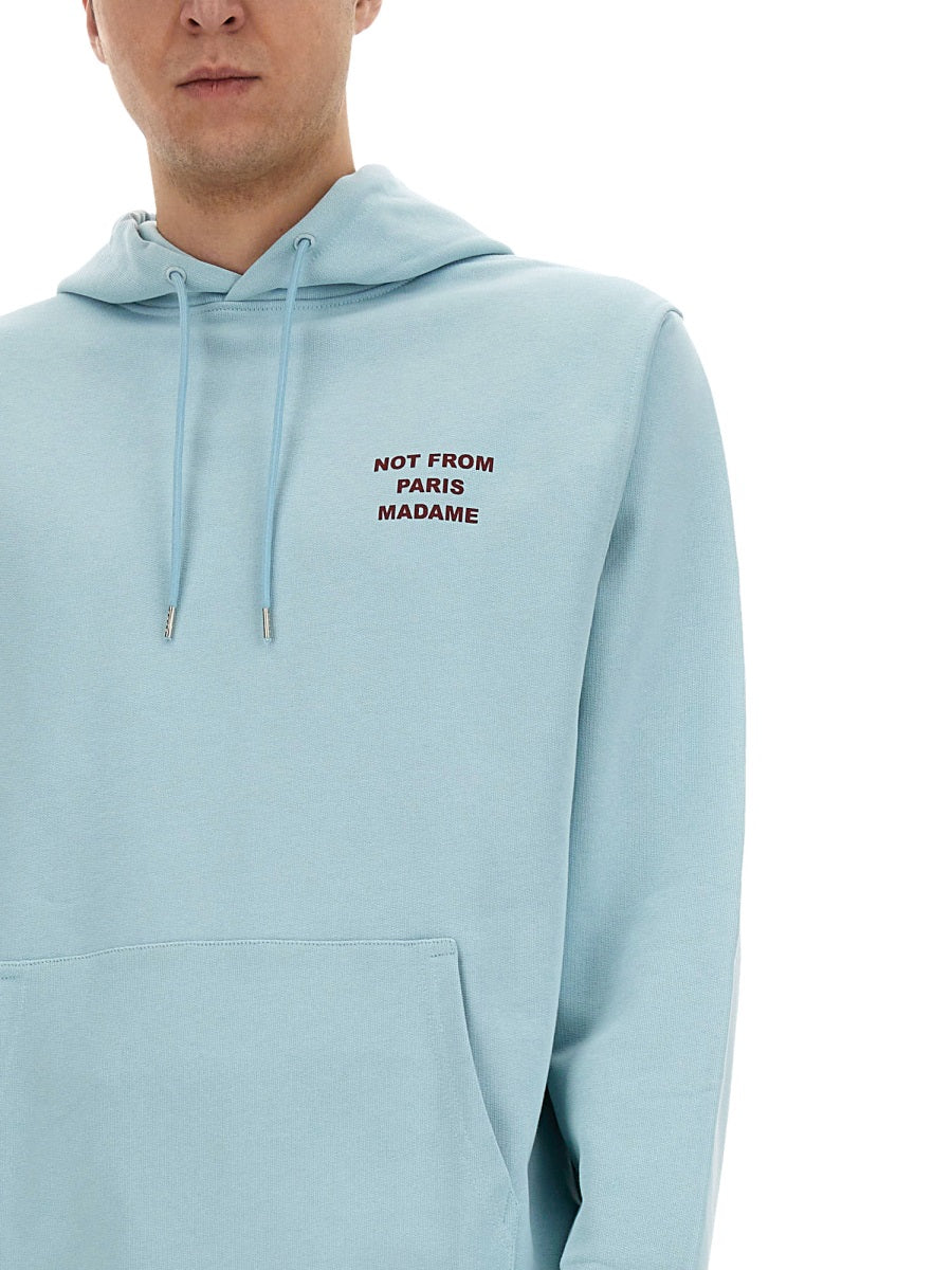 Drôle De Monsieur Sweatshirts - Light Blue | Wanan Luxury