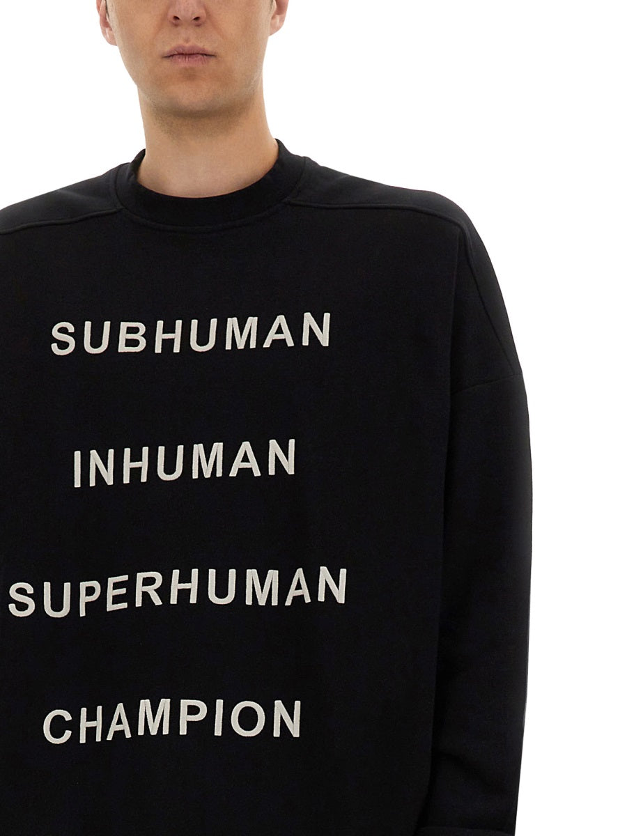 Rick Owens x Champion Sweatshirts - Black | Wanan Luxury