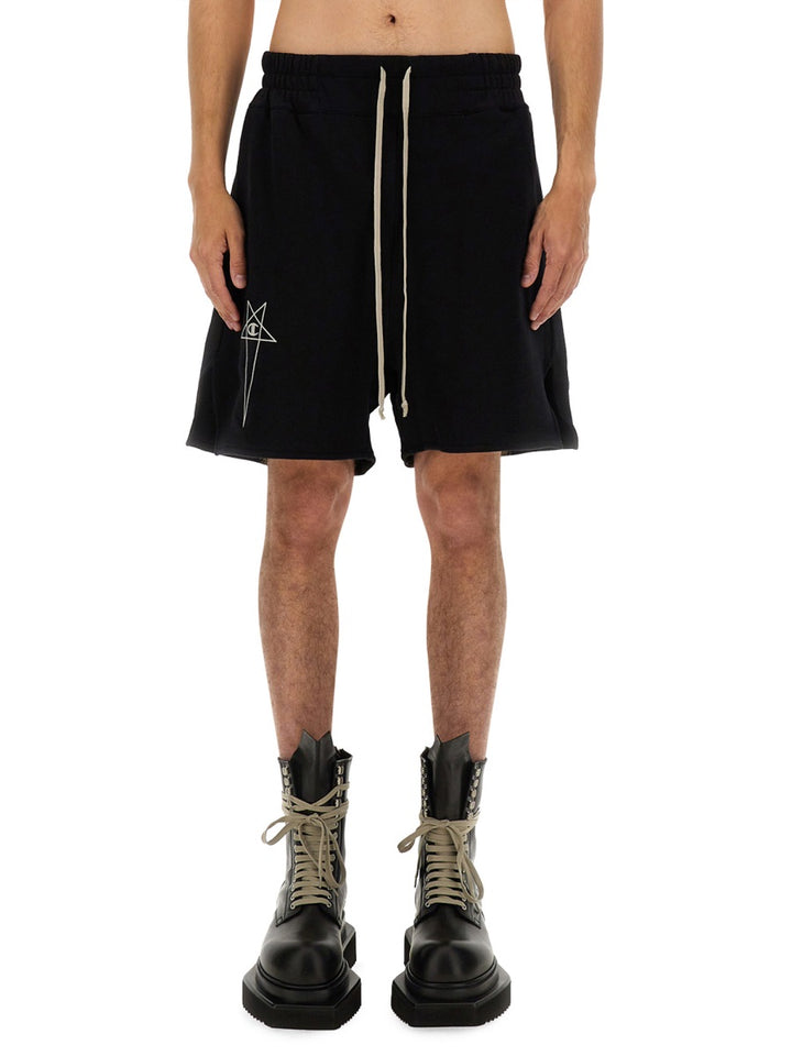 Rick Owens x Champion Shorts - Black | Wanan Luxury
