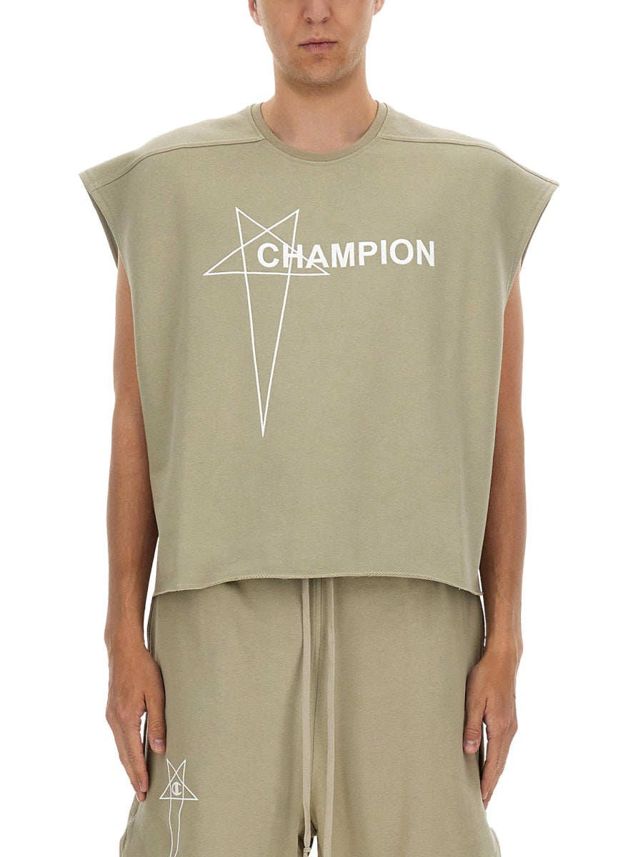 Rick Owens x Champion T shirts - Beige | Wanan Luxury