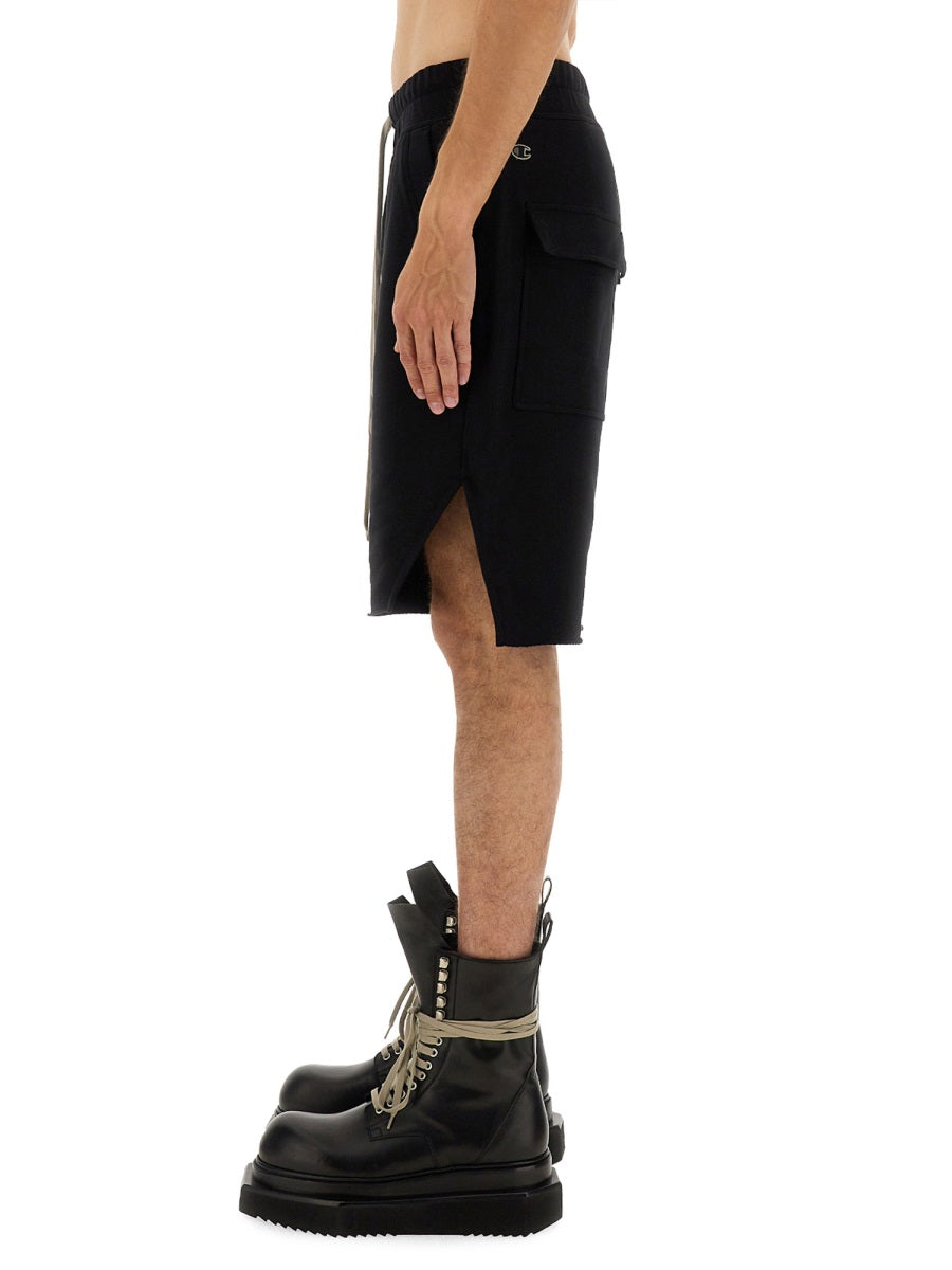 Rick Owens x Champion Shorts - Black | Wanan Luxury