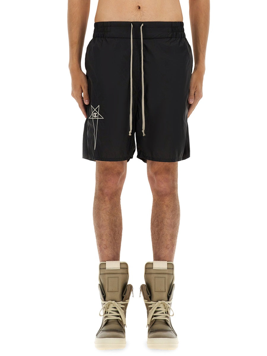 Rick Owens x Champion Shorts - Black | Wanan Luxury