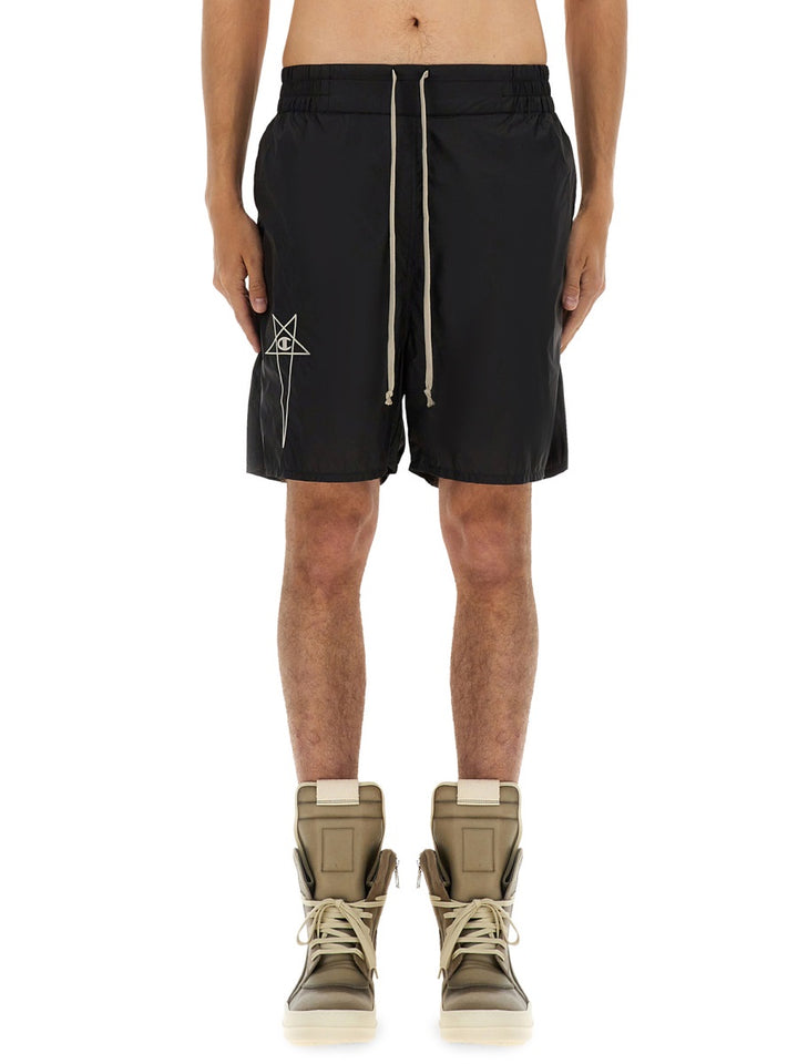 Rick Owens x Champion Shorts - Black | Wanan Luxury