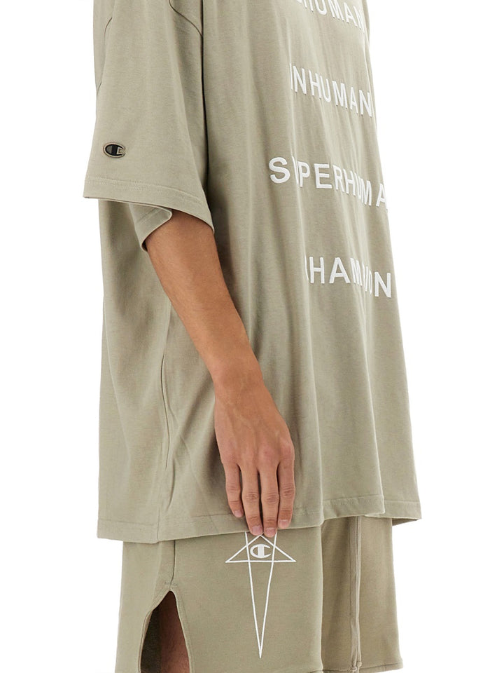 Rick Owens x Champion T shirts - Beige | Wanan Luxury
