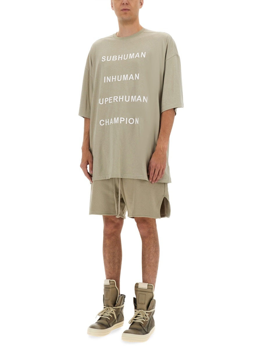 Rick Owens x Champion T shirts - Beige | Wanan Luxury