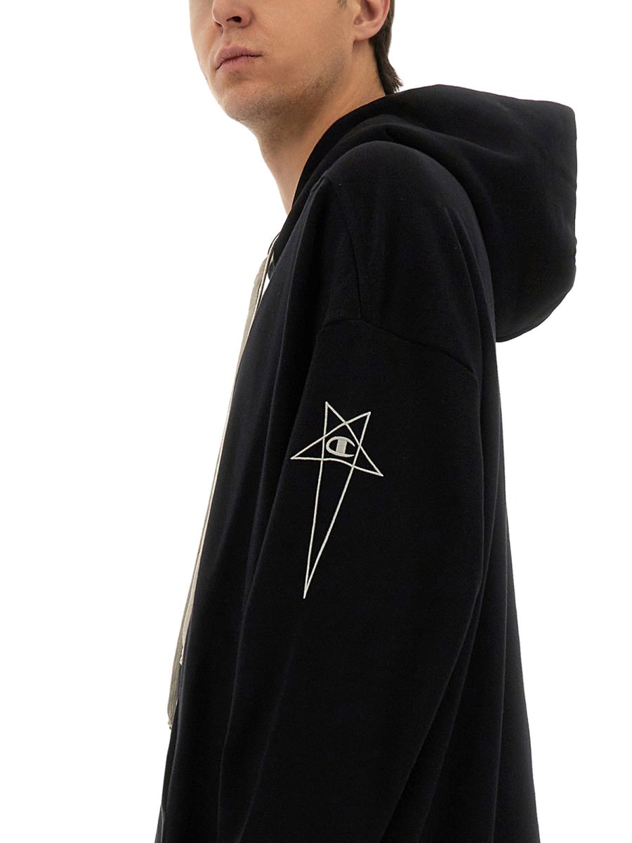 Rick Owens x Champion Sweatshirts - Black | Wanan Luxury