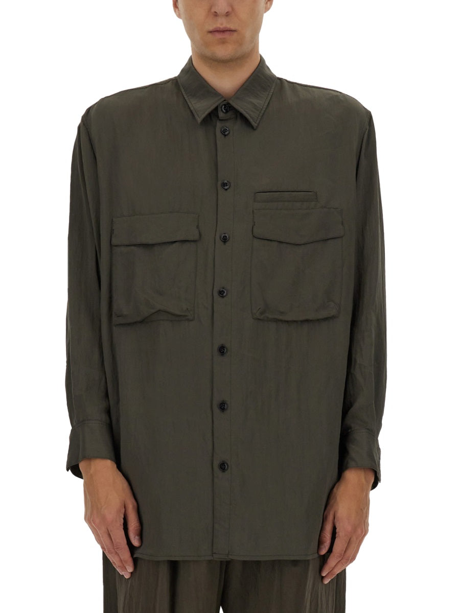 Lemaire Shirts - Green | Wanan Luxury