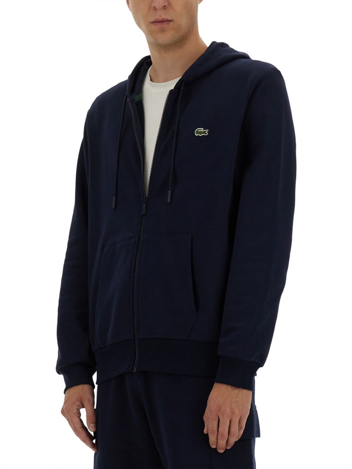 Lacoste Sweatshirts - Blue | Wanan Luxury